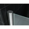 Wiesbaden Between Nisdeur - 900x2000x8mm - Profiel - Glas - NANO - Helder Glas/Chroom