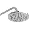 Wiesbaden Caral Thermostatische Regendoucheset - met 25cm Ronde Hoofddouche en Staafhanddouche - Opbouw - Hoogglans Chroom