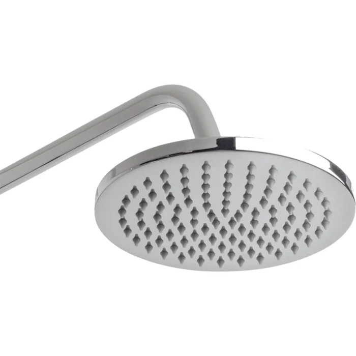 Wiesbaden Caral Thermostatische Regendoucheset - met 25cm Ronde Hoofddouche en Staafhanddouche - Opbouw - Hoogglans Chroom
