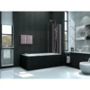 Wiesbaden Palmo Badwand - 800x1500x60mm - Draaibaar - 2 wanden - NANO - Helder Glas/Chroom