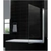 Wiesbaden Palmo Badwand - 800x1500x60mm - Draaibaar - 2 wanden - NANO - Helder Glas/Chroom