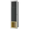Xellanz Rocko Inbouw Reserve toiletrolhouder - Geborsteld Messing