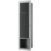 Xellanz Rocko Inbouw Reserve toiletrolhouder - Gunmetal
