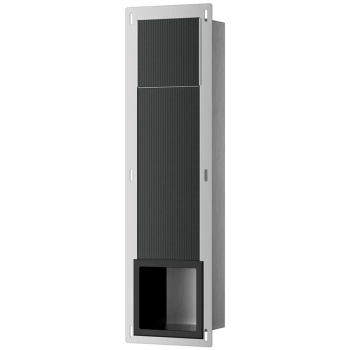 Xellanz Rocko Inbouw Reserve toiletrolhouder - Mat Zwart