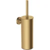 Wiesbaden Alonzo Toiletborstel met Houder - 35cm - Wand - Rond - Geborsteld Messing