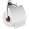 Wiesbaden Alonzo Toiletrolhouder met Klep - Wand - 1 rol - RVS - Chroom