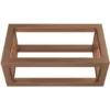 Wiesbaden Nick Wastafelframe voor Fontein - 395x150x215mm - Opbouw - RVS - Geborsteld Brons Koper