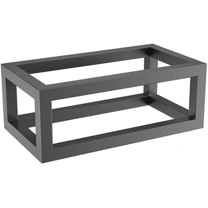 Wiesbaden Nick Wastafelframe voor Fontein - 395x150x215mm - Opbouw - RVS - Gunmetal
