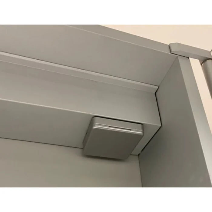 Wiesbaden Quatro Spiegelkast met LED - 80x70x13cm - Dimbaar - Draaideur - Rechthoek - Aluminium