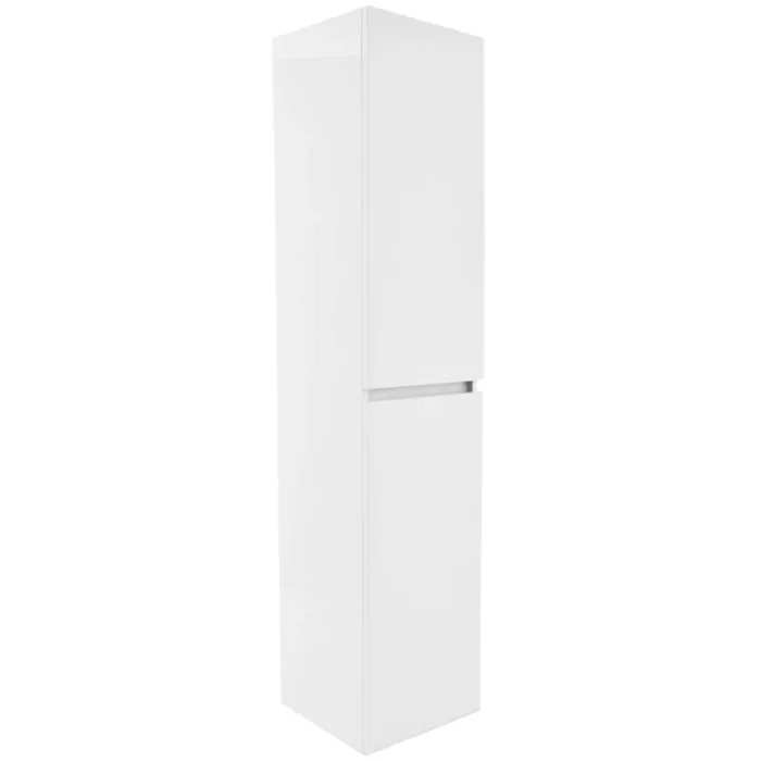 Wiesbaden Vision Badkamerkast - 160x35x35cm - 2 deuren - Draaideur - Opbouw - MDF - Glans Wit