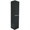 Wiesbaden Vision Badkamerkast - 160x35x35cm - 2 deuren - Draaideur - Opbouw - MDF - Hoogglans Grijs