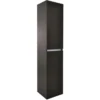 Wiesbaden Vision Badkamerkast - 160x35x35cm - 2 deuren - Draaideur - Opbouw - MDF - Houtnerf Grijs