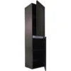 Wiesbaden Vision Badkamerkast - 160x35x35cm - 2 deuren - Draaideur - Opbouw - MDF - Houtnerf Grijs