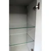 Wiesbaden Vision Badkamerkast - 160x35x35cm - 2 deuren - Draaideur - Opbouw - MDF - Houtnerf Grijs