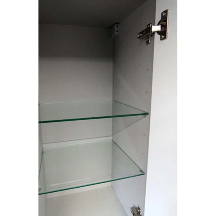 Wiesbaden Vision Badkamerkast - 160x35x35cm - 2 deuren - Draaideur - Opbouw - MDF - Houtnerf Grijs