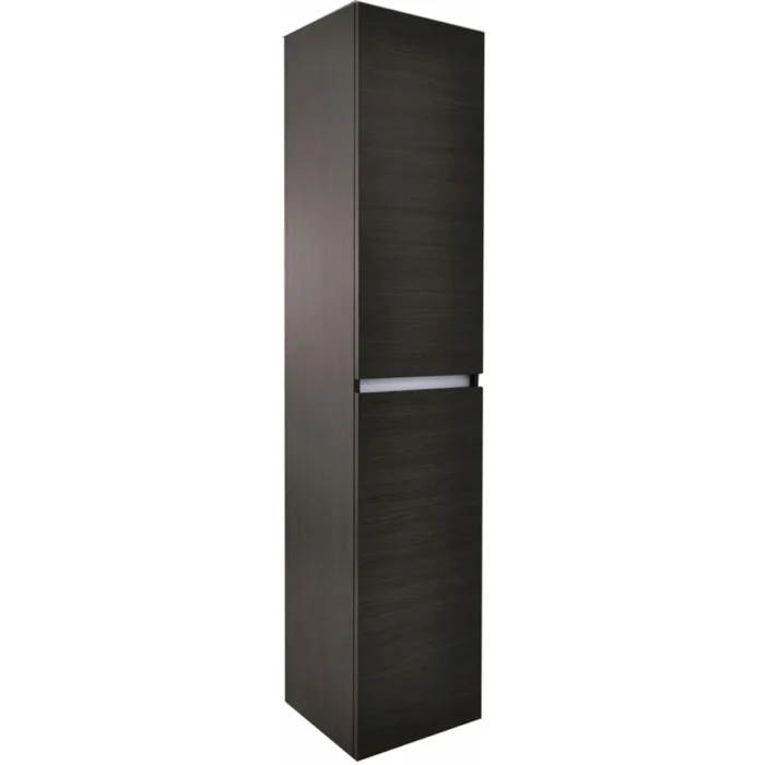 Wiesbaden Vision Badkamerkast - 160x35x35cm - 2 deuren - Draaideur - Opbouw - MDF - Houtnerf Grijs