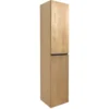 Wiesbaden Vision OAK Badkamerkast - 160x35x35cm - 2 deuren - Draaideur - Opbouw - Eikenhout