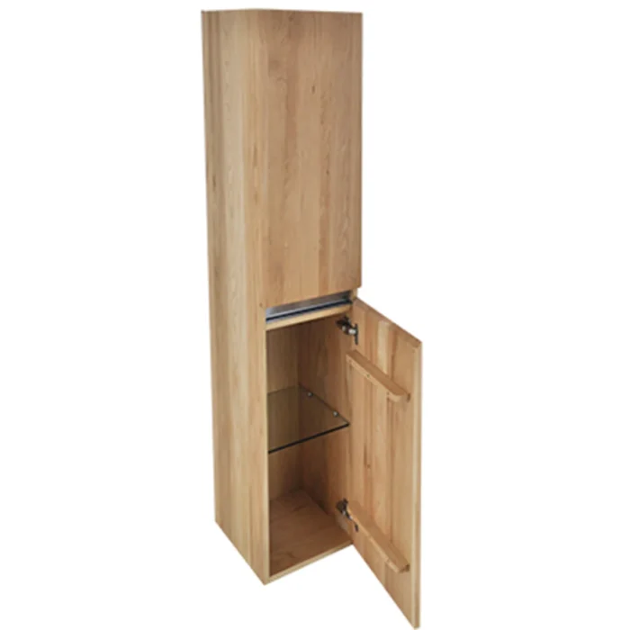 Wiesbaden Vision OAK Badkamerkast - 160x35x35cm - 2 deuren - Draaideur - Opbouw - Eikenhout