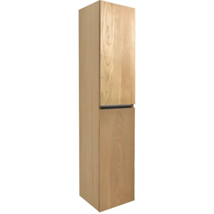 Wiesbaden Vision OAK Badkamerkast - 160x35x35cm - 2 deuren - Draaideur - Opbouw - Eikenhout