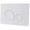 Wiesbaden X10 Push Bedieningspaneel - Drukplaat voor Inbouwreservoir - Frontbediening - Mat Wit