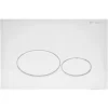 Wiesbaden X32 Push Bedieningspaneel - Drukplaat voor Inbouwreservoir - Frontbediening - Glans Wit