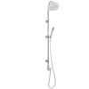 Xellanz Altara Regendoucheset met Handdouche en Omstelknop - met 20cm Ronde Hoofddouche en Staafhanddouche - Zonder kraan - Opbouw - Chroom