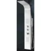 Xellanz Erie Thermostatische Douchepaneel - 148x22cm - 1 Hoofddouche - 2 Massagedouches - 1 Chromen Handdouche - 1 Chromen Doucheslang - RVS
