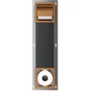 Xellanz Rocko Toiletrolhouder met Klep - Reserverolhouder - Inbouw - Geborsteld Brons Koper