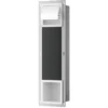 Xellanz Rocko Toiletrolhouder met Klep - Reserverolhouder - Inbouw - Mat Wit