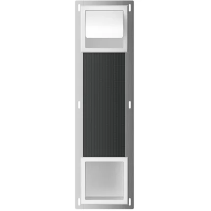Xellanz Rocko Toiletrolhouder met Klep - Reserverolhouder - Inbouw - Mat Wit