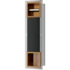 Xellanz Rocko Toiletrolhouder zonder Klep - Reserverolhouder - Inbouw - Geborsteld Brons Koper