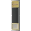 Xellanz Rocko Toiletrolhouder zonder Klep - Reserverolhouder - Inbouw - Geborsteld Messing