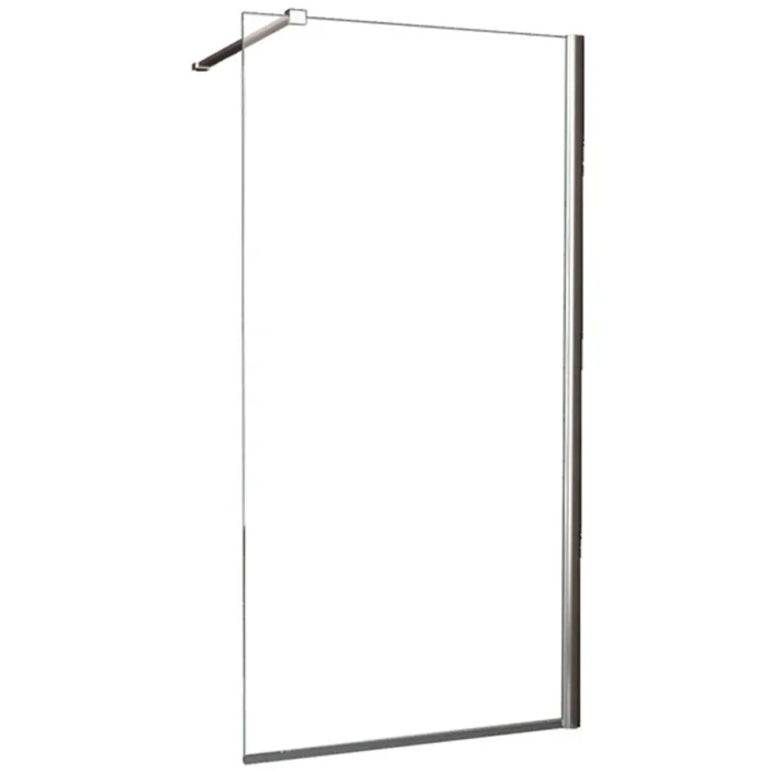 Wiesbaden Comfort Inloopdouche - 700x2000x10mm - NANO - 1 wand - Helder Glas/Chroom