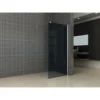 Wiesbaden Comfort Inloopdouche - 800x2000x10cm - Profiel - NANO - 1 wand - Rookglas/Chroom