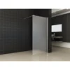 Wiesbaden Comfort Inloopdouche - 900x2000x10cm - Profiel - NANO - 1 wand - Melkglas/Chroom