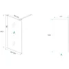 Wiesbaden Hibera Inloopdouche - 900x2000x10mm - Profiel - NANO - Helder Glas/RVS