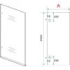 Wiesbaden Less Inloopdouche - 900x2000x8mm - Profielloos - NANO - Helder Glas/Geborsteld Messing