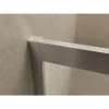 Wiesbaden Puerta Nisdeur met 1 Schuifdeur - 900x2000x8mm - Profiel - NANO - Helder Glas/Chroom