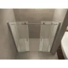 Wiesbaden Slide Nis Schuifdeur Dubbel - 1800x2000x8mm - Profiel - NANO - Helder Glas/Chroom