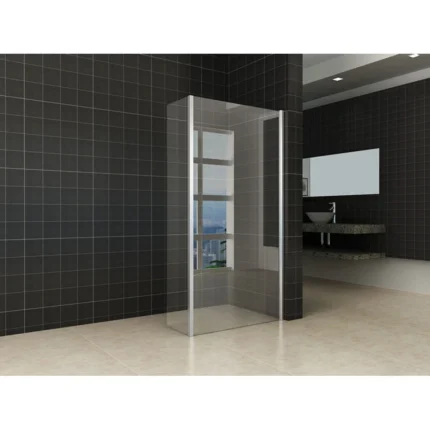 Xellanz Eco Combi Inloopdouche + Zijwand - 900x300x8mm - Profiel - NANO - Helder Glas/Chroom
