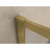 Wiesbaden Square Inloopdouche - 900x2000x8mm - Profiel - NANO - Helder Glas/Geborsteld Messing