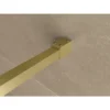 Wiesbaden Square Inloopdouche - 900x2000x8mm - Profiel - NANO - Helder Glas/Geborsteld Messing