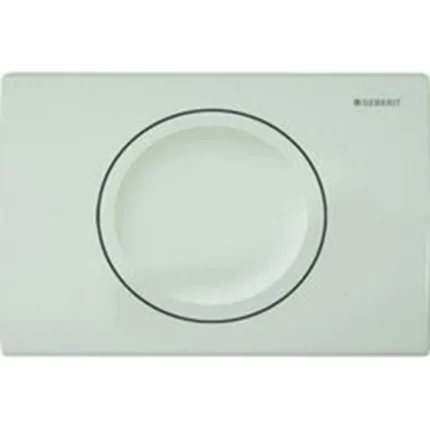 Geberit Delta 15 Bedieningspaneel - 1-Toets Spoeling - Rond - Wit