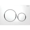 Geberit Sigma 20 Bedieningspaneel - 2-Toets Spoeling - Ronde Knoppen - Glans Wit