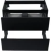 Wiesbaden Marmaris Wastafelonderkast - 80x45cm - 2 lades - MDF - Softclose - Mat Zwart