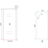 Wiesbaden Side Zijwand voor Puerta en Slide Nisdeur - 900x2000x8mm - Profiel - NANO - Helder Glas/Chroom