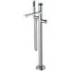 Wiesbaden Sphere Thermostatische Badmengkraan - Vrijstaand - Messing - Chroom