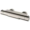 Wiesbaden Style Thermostatische Badmengkraan Waterval - 15cm - Cooltouch - Opbouw - Messing - Geborsteld Staal