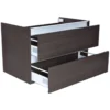 Wiesbaden Vision Wastafelonderkast - 80x46cm - 2 lades - MDF - Houtnerf Grijs