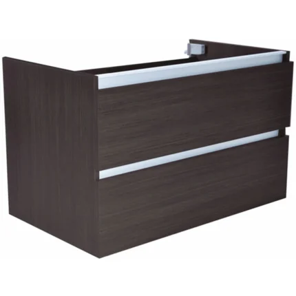 Wiesbaden Vision Wastafelonderkast - 80x46cm - 2 lades - MDF - Houtnerf Grijs